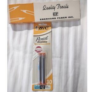 BIC Pencil Refills 0.5mm #2 Fine Mechanical & Eberhard Faber (7ct) #2 Pencils